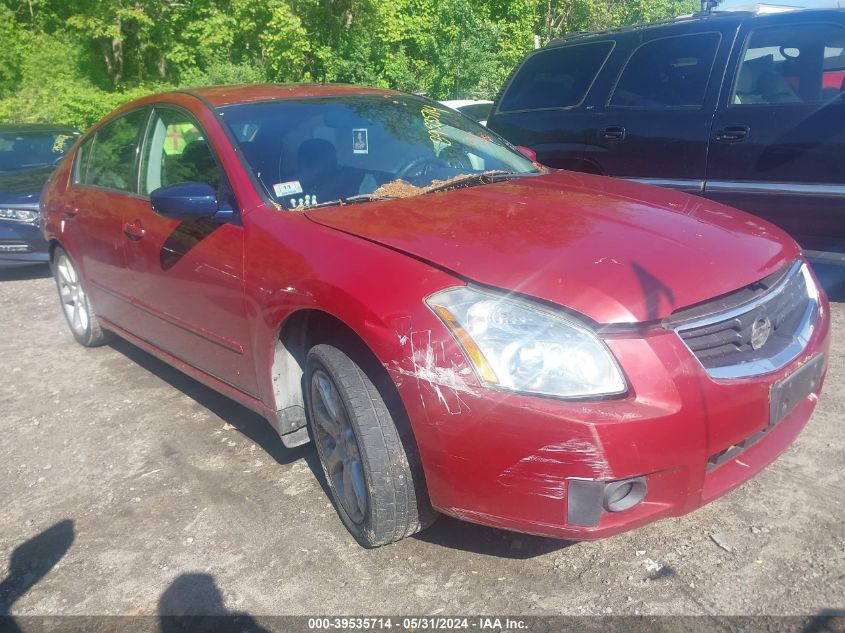 2007 Nissan Maxima Se/Sl VIN: 1N4BA41E17C825325 Lot: 39535714