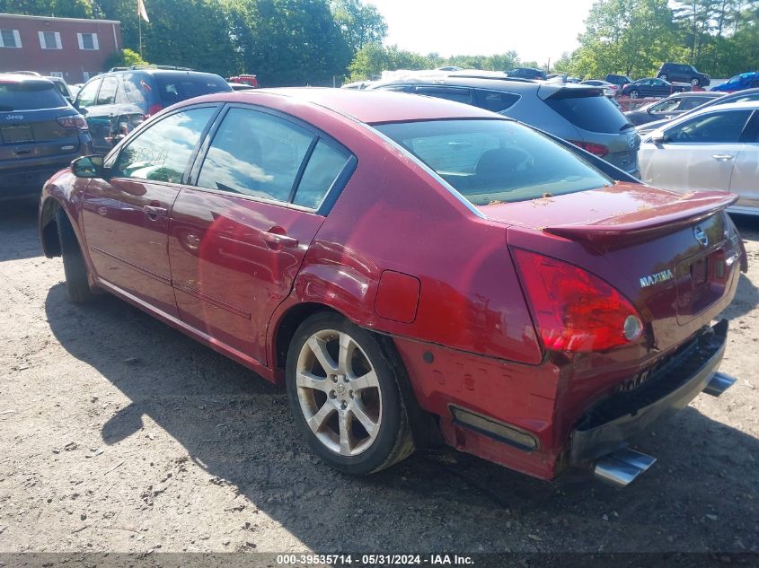 2007 Nissan Maxima Se/Sl VIN: 1N4BA41E17C825325 Lot: 39535714