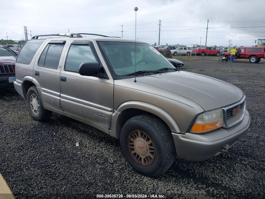 2000 GMC Jimmy Sle VIN: 1GKDT13W8Y2389439 Lot: 39535726