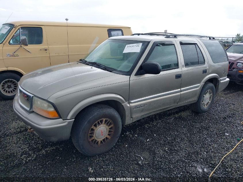 2000 GMC Jimmy Sle VIN: 1GKDT13W8Y2389439 Lot: 39535726