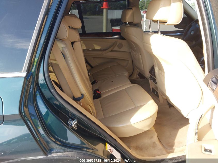 2009 BMW X5 xDrive48I VIN: 5UXFE835X9L168742 Lot: 39535728