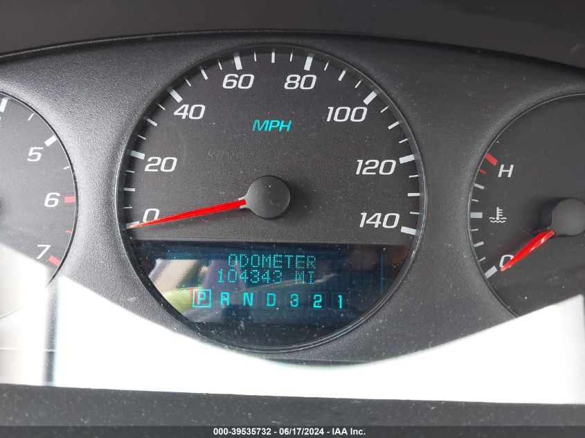 2009 Chevrolet Impala Ls VIN: 2G1WB57K491177573 Lot: 39535732