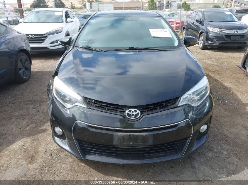 2014 Toyota Corolla S Plus VIN: 2T1BURHE7EC181631 Lot: 39535756