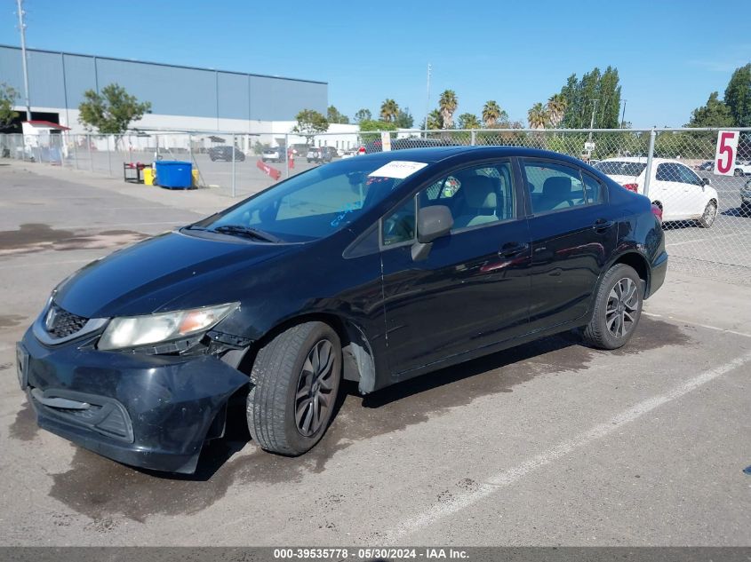 2013 Honda Civic Ex VIN: 19XFB2F84DE274473 Lot: 39535778