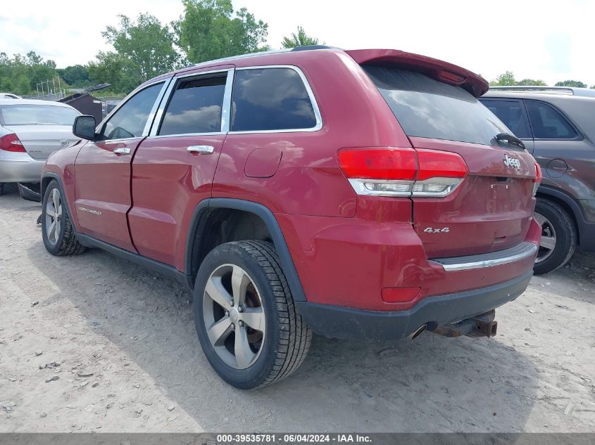 2014 Jeep Grand Cherokee Limited VIN: 1C4RJFBTXEC114933 Lot: 39535781