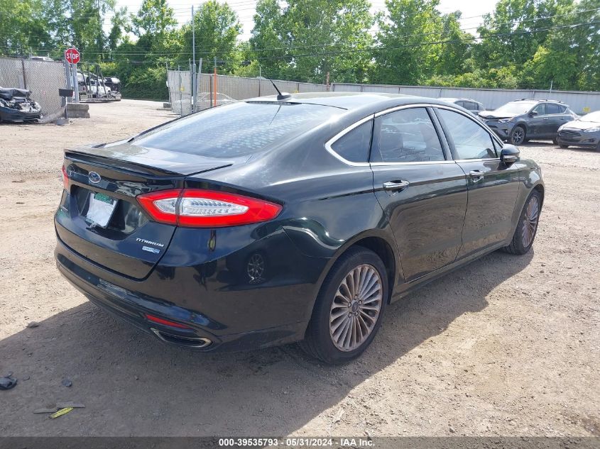 2016 Ford Fusion Titanium VIN: 3FA6P0D94GR265597 Lot: 39535793