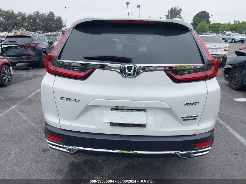 2022 Honda Cr-V Hybrid Touring VIN: 5J6RT6H97NL040452 Lot: 39535804