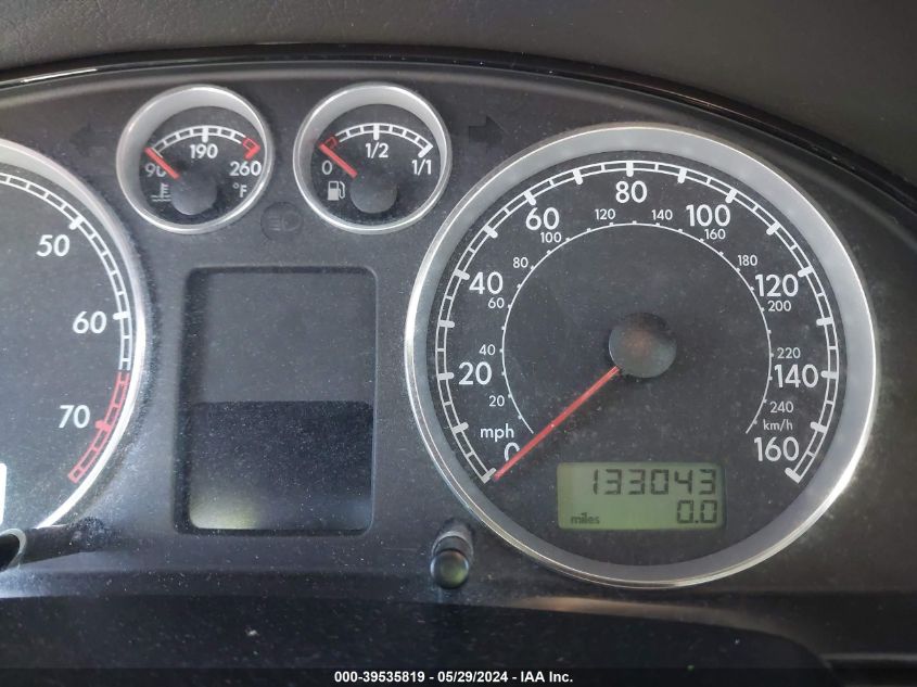 2002 Volkswagen Passat Gls VIN: WVWPD63B62P129695 Lot: 39535819