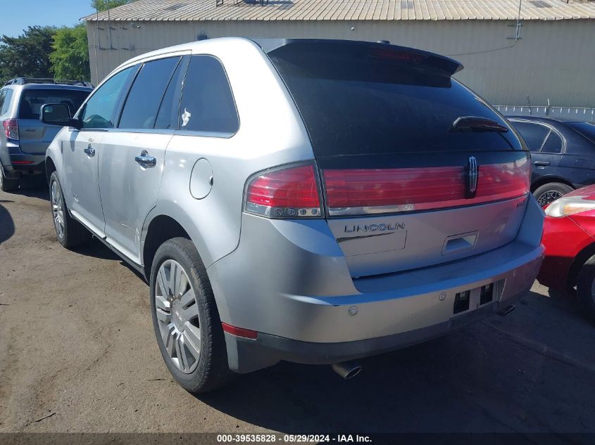 2010 Lincoln Mkx VIN: 2LMDJ6JC1ABJ18262 Lot: 39535828