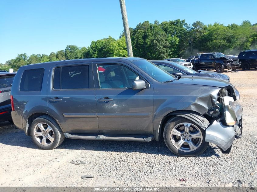 2013 Honda Pilot Ex-L VIN: 5FNYF3H51DB007212 Lot: 39535839