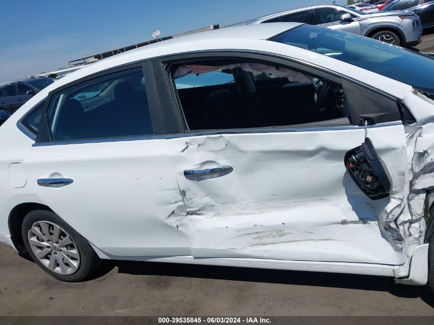 2015 Nissan Sentra S VIN: 3N1AB7AP9FY305582 Lot: 39535845