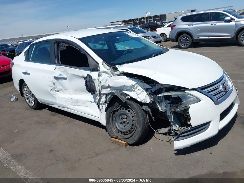 2015 Nissan Sentra S VIN: 3N1AB7AP9FY305582 Lot: 39535845