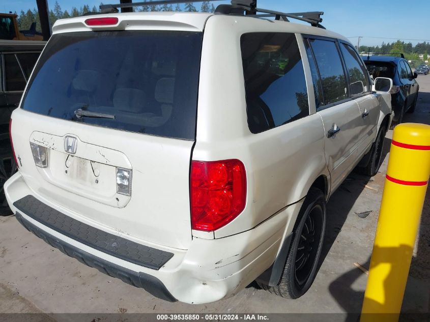 2003 Honda Pilot Ex VIN: 2HKYF18423H581734 Lot: 39535850