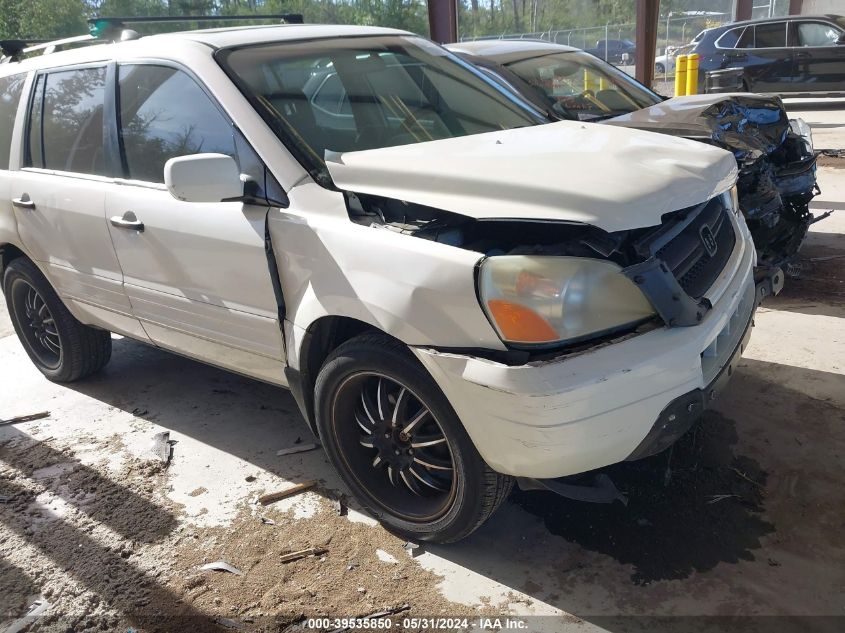 2003 Honda Pilot Ex VIN: 2HKYF18423H581734 Lot: 39535850