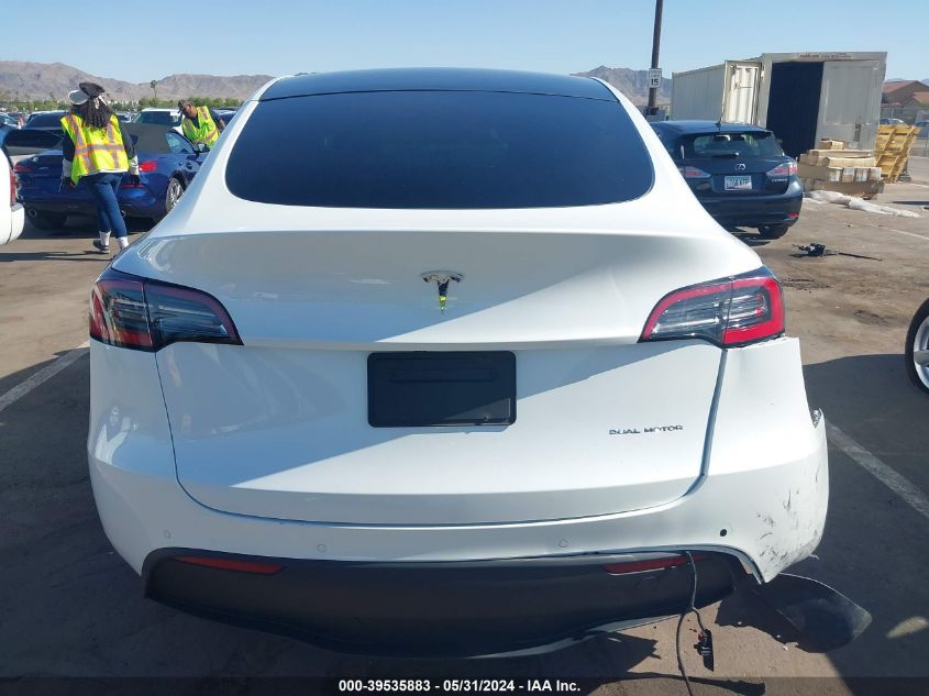 2020 Tesla Model Y Long Range Dual Motor All-Wheel Drive VIN: 5YJYGDEE8LF053254 Lot: 39535883