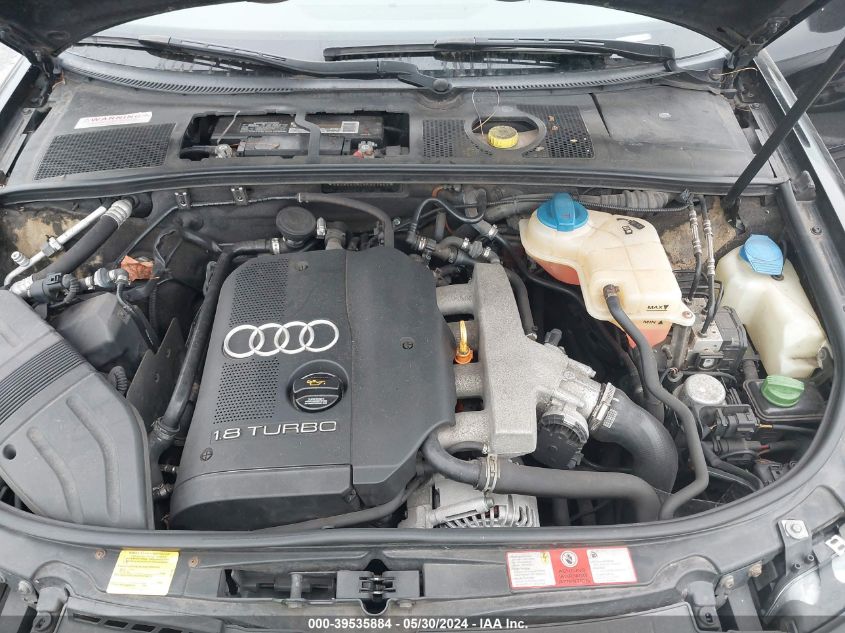 2004 Audi A4 1.8T VIN: WAUAC48H04K001489 Lot: 39535884