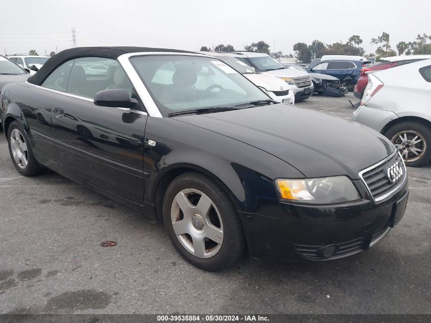 2004 Audi A4 1.8T VIN: WAUAC48H04K001489 Lot: 39535884