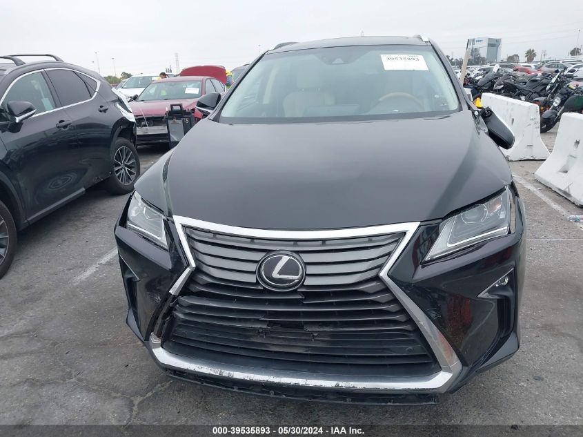 2017 Lexus Rx 350 VIN: 2T2ZZMCA1HC043803 Lot: 39535893