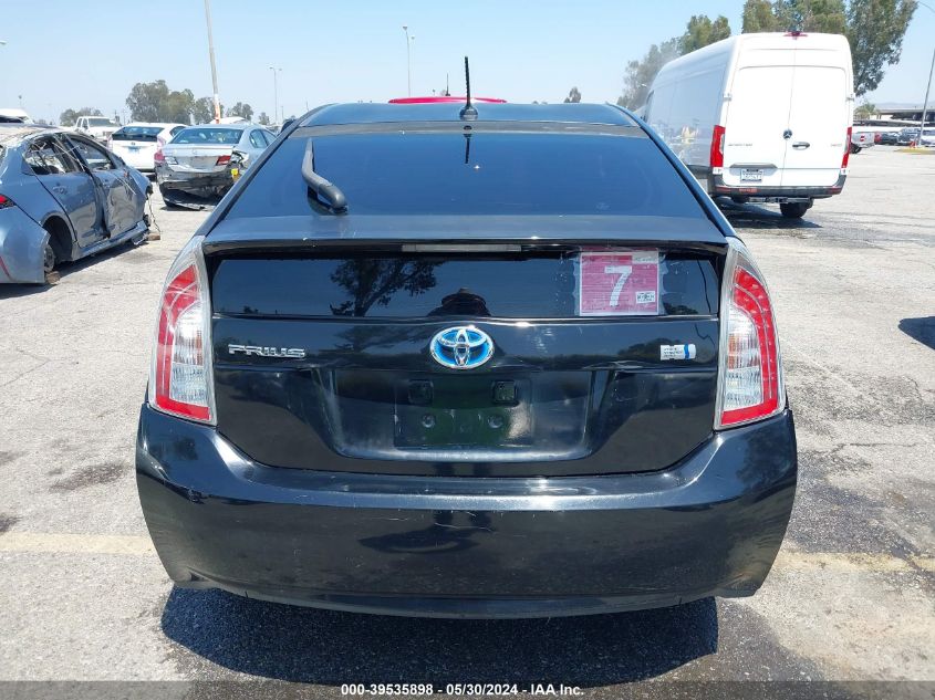 2011 Toyota Prius Two VIN: JTDKN3DU6B1425972 Lot: 39535898