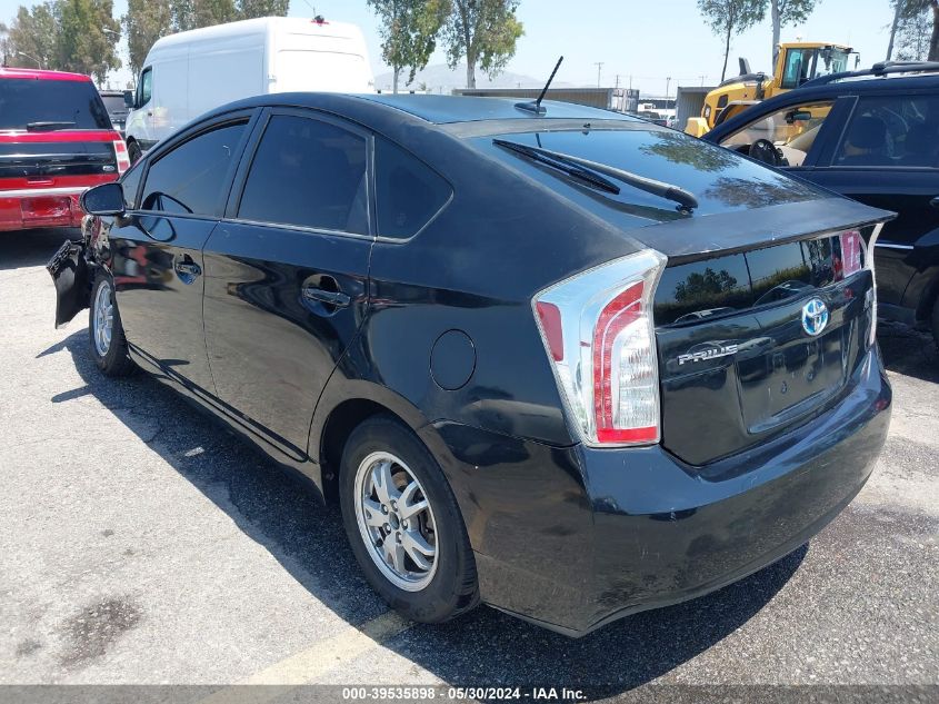 2011 Toyota Prius Two VIN: JTDKN3DU6B1425972 Lot: 39535898