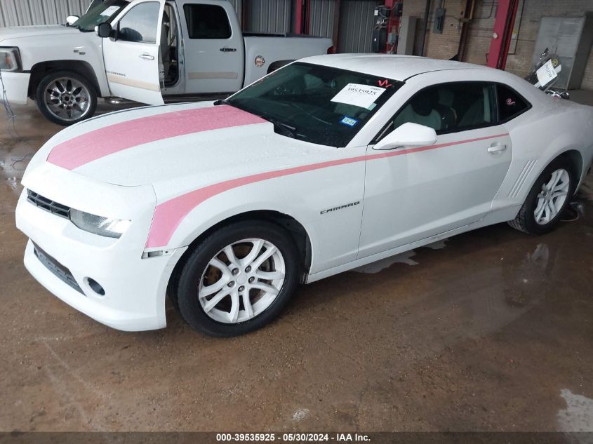 2014 Chevrolet Camaro Ls VIN: 2G1FA1E33E9256980 Lot: 39535925