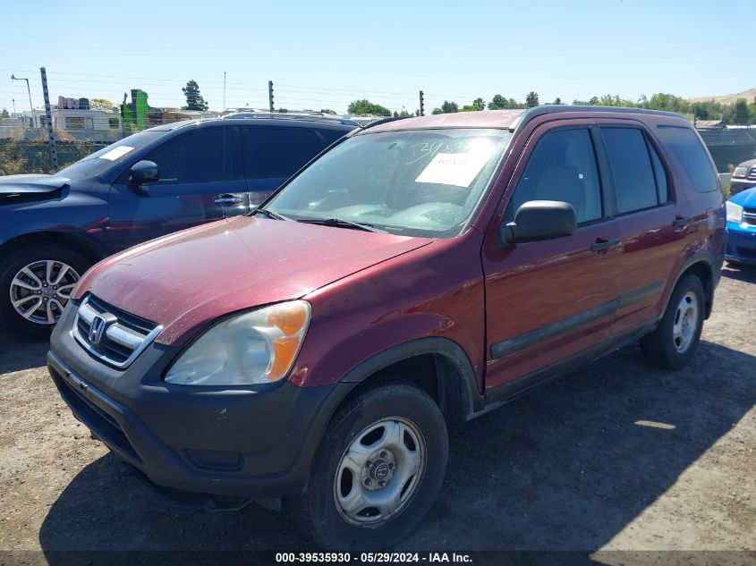 2003 Honda Cr-V Lx VIN: JHLRD68473C019009 Lot: 39535930