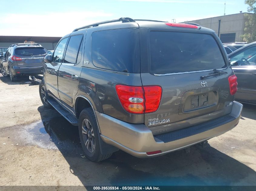 2004 Toyota Sequoia VIN: 5TDST34A84S236255 Lot: 39535934