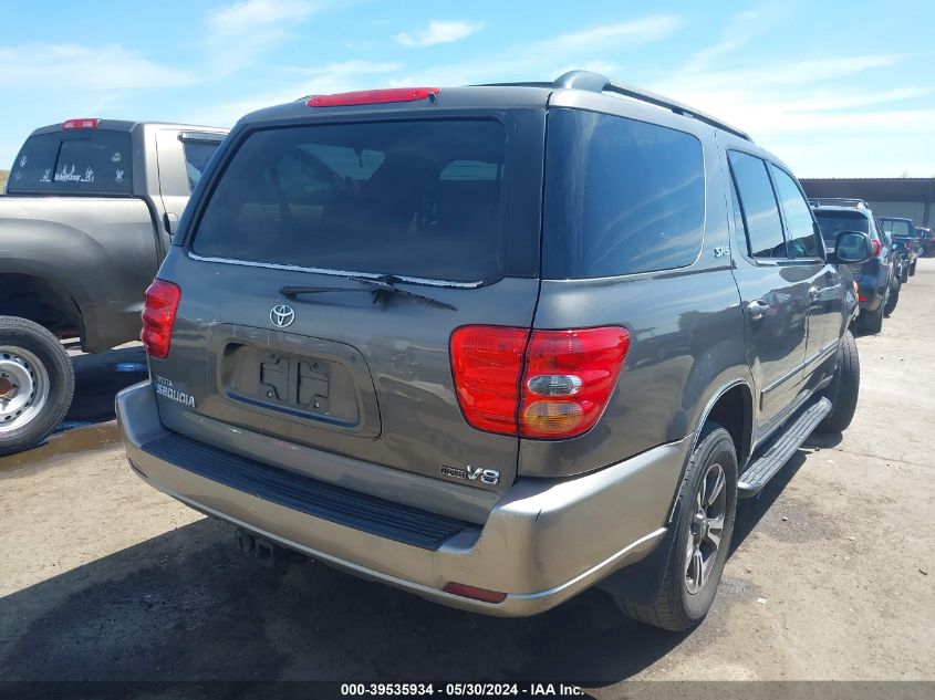 2004 Toyota Sequoia VIN: 5TDST34A84S236255 Lot: 39535934