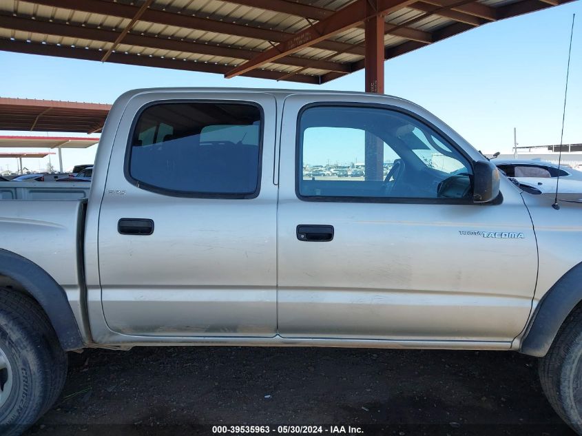 2001 Toyota Tacoma Double Cab VIN: 5TEHN72N91Z872099 Lot: 39535963