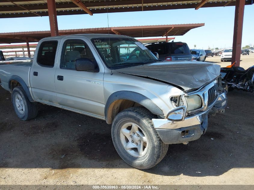 2001 Toyota Tacoma Double Cab VIN: 5TEHN72N91Z872099 Lot: 39535963