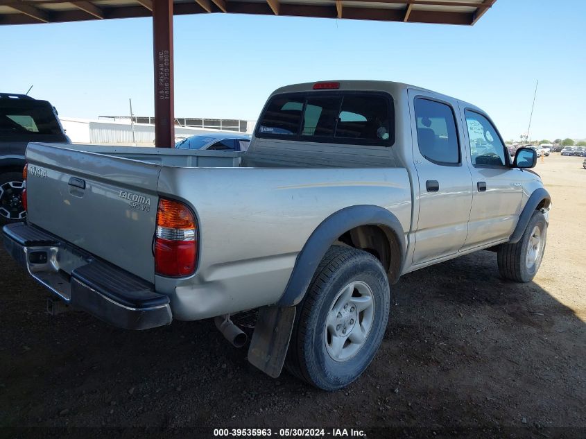 2001 Toyota Tacoma Double Cab VIN: 5TEHN72N91Z872099 Lot: 39535963