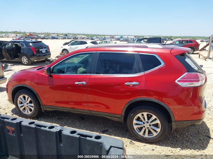 2016 Nissan Rogue Sv VIN: KNMAT2MT8GP685605 Lot: 39535986