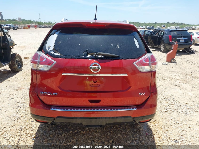 2016 Nissan Rogue Sv VIN: KNMAT2MT8GP685605 Lot: 39535986