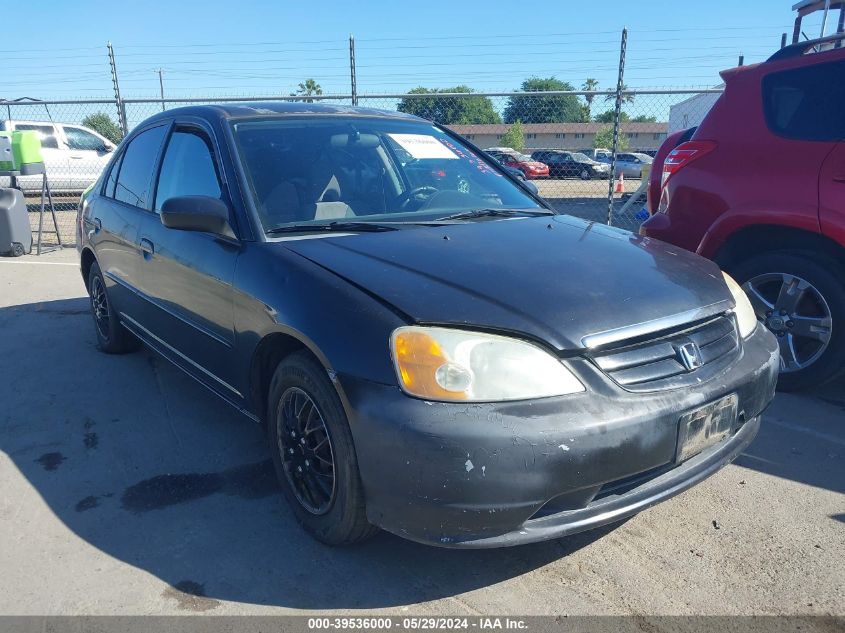 2003 Honda Civic Lx VIN: 2HGES16523H532912 Lot: 39536000