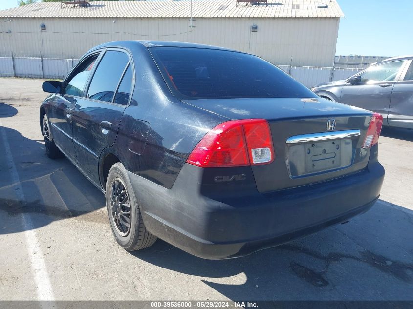 2003 Honda Civic Lx VIN: 2HGES16523H532912 Lot: 39536000