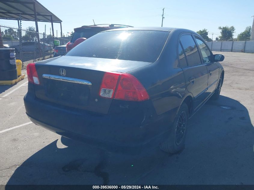 2003 Honda Civic Lx VIN: 2HGES16523H532912 Lot: 39536000