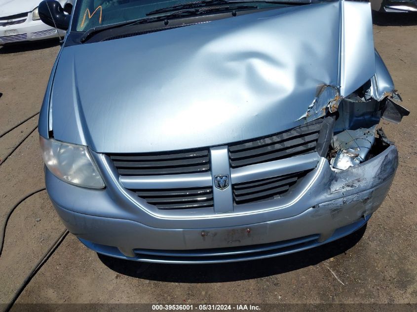 2006 Dodge Caravan Sxt VIN: 1D4GP45R66B607173 Lot: 39536001