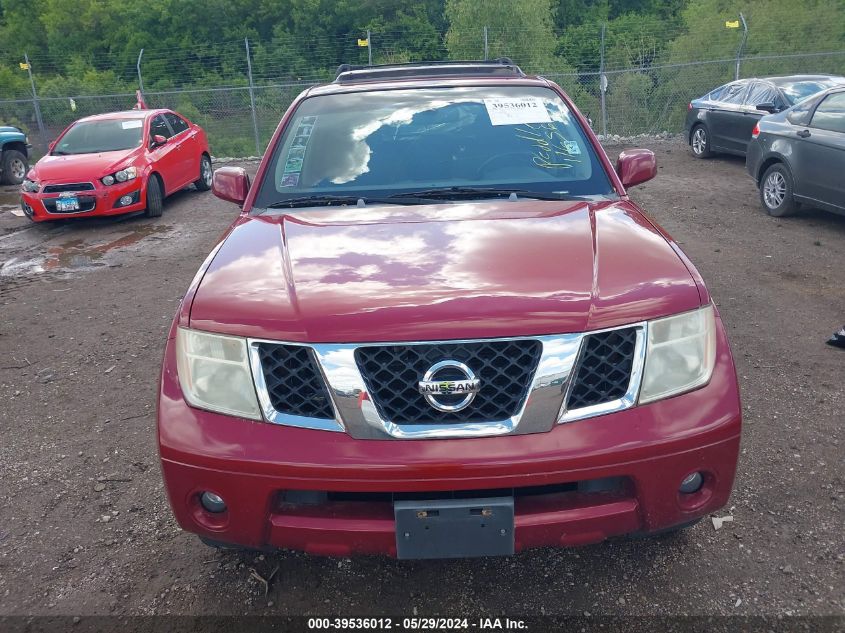2007 Nissan Pathfinder Se VIN: 5N1AR18W27C616537 Lot: 39536012