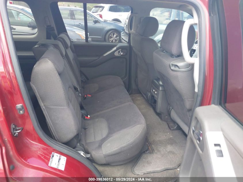 2007 Nissan Pathfinder Se VIN: 5N1AR18W27C616537 Lot: 39536012