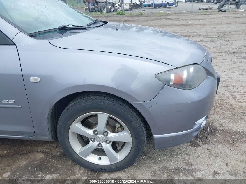2004 Mazda Mazda3 S VIN: JM1BK323241205363 Lot: 39536016