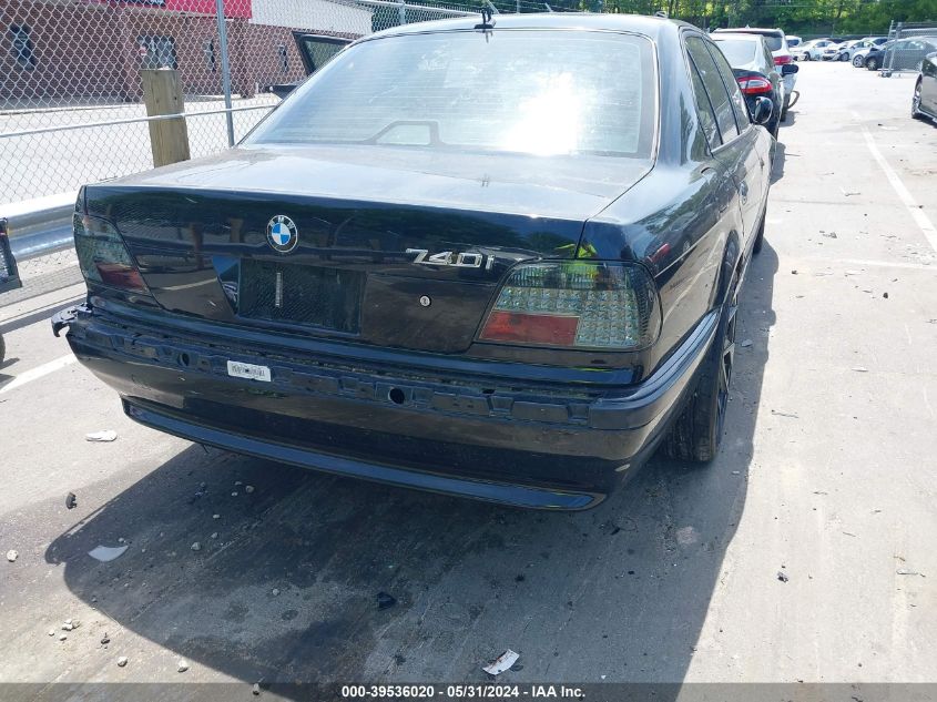 2001 BMW 740Ia VIN: WBAGG83411DN86402 Lot: 39536020