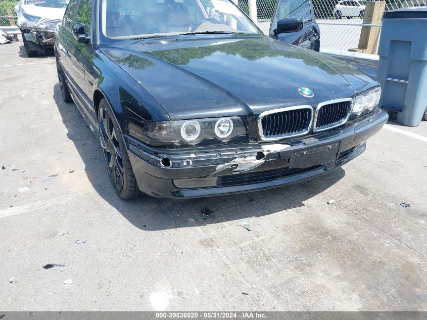2001 BMW 740Ia VIN: WBAGG83411DN86402 Lot: 39536020