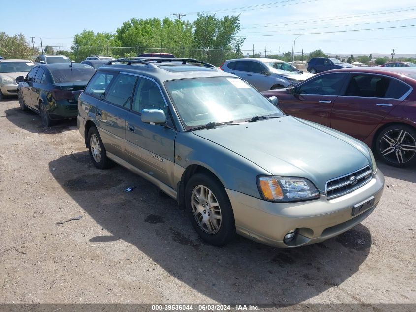 2001 Subaru Outback H6-3.0 VIN: 4S3BH806517676814 Lot: 39536044