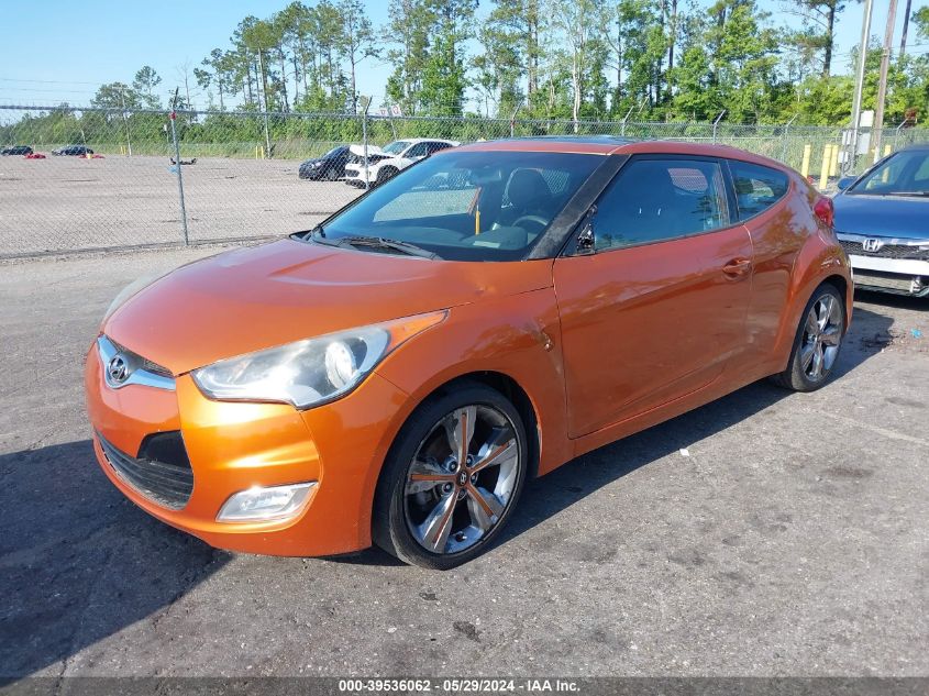 2016 Hyundai Veloster VIN: KMHTC6AD3GU281248 Lot: 39536062