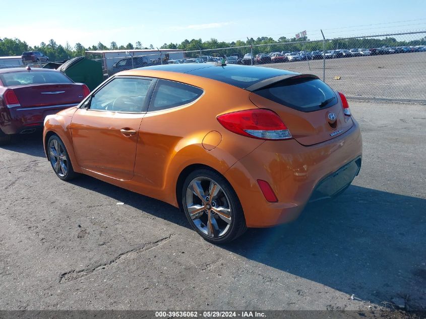 2016 Hyundai Veloster VIN: KMHTC6AD3GU281248 Lot: 39536062