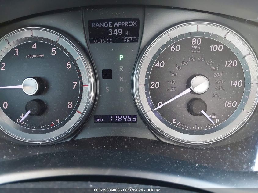 2012 Lexus Es 350 VIN: JTHBK1EG8C2494940 Lot: 39536086