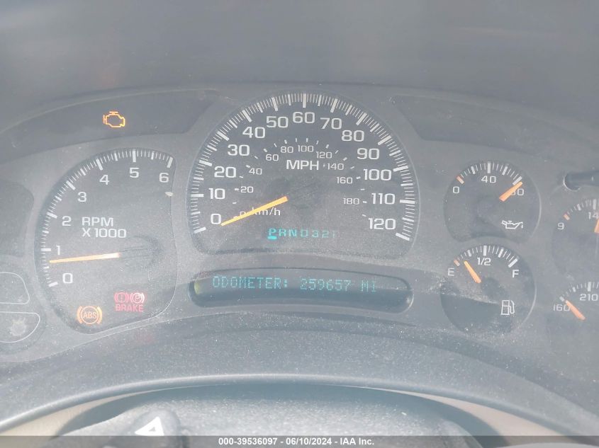 2004 Chevrolet Tahoe Ls VIN: 1GNEC13Z64R194619 Lot: 39536097