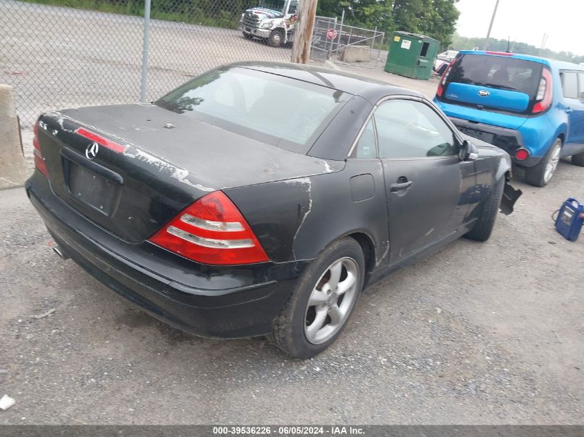 2002 Mercedes-Benz Slk 320 VIN: WDBKK65F72F261076 Lot: 39536226