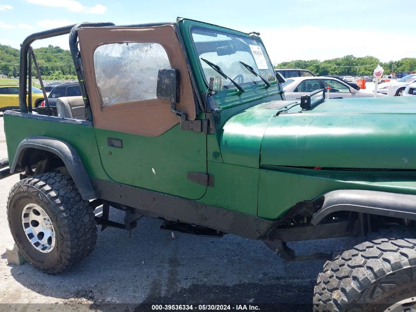 1995 Jeep Wrangler / Yj S/Rio Grande VIN: 1J4FY19P0SP281844 Lot: 39536334