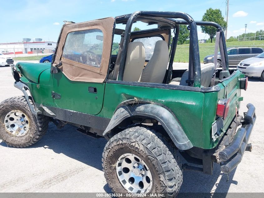 1995 Jeep Wrangler / Yj S/Rio Grande VIN: 1J4FY19P0SP281844 Lot: 39536334